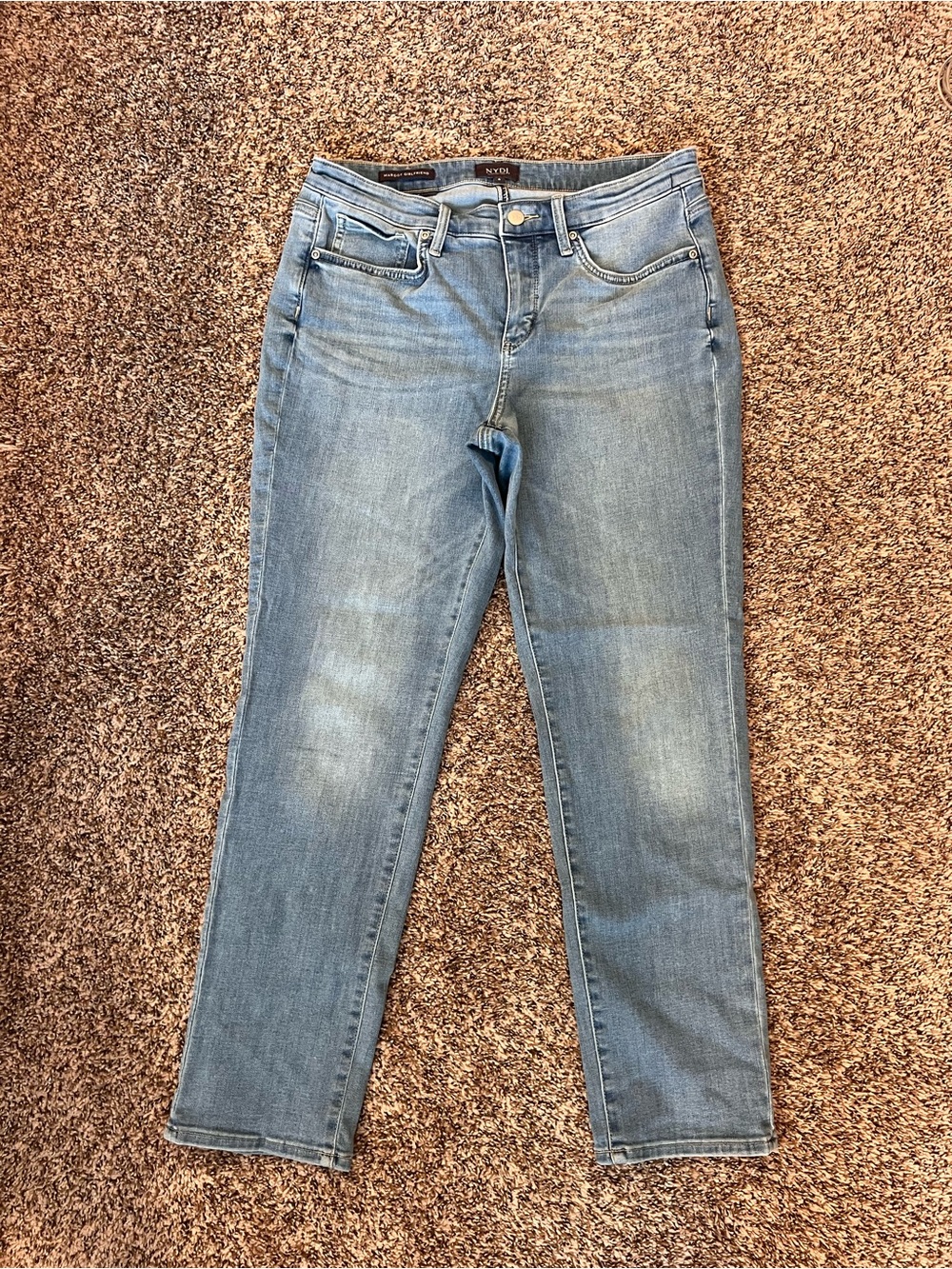 NYDJ Light Wash Straight Leg Women's Jeans